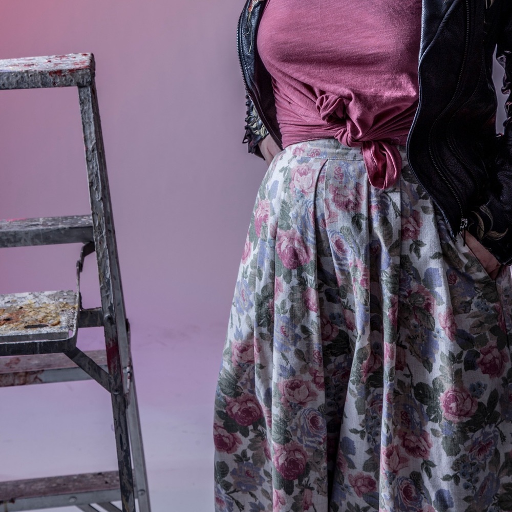 🌸Vintage floral skirt🌸
